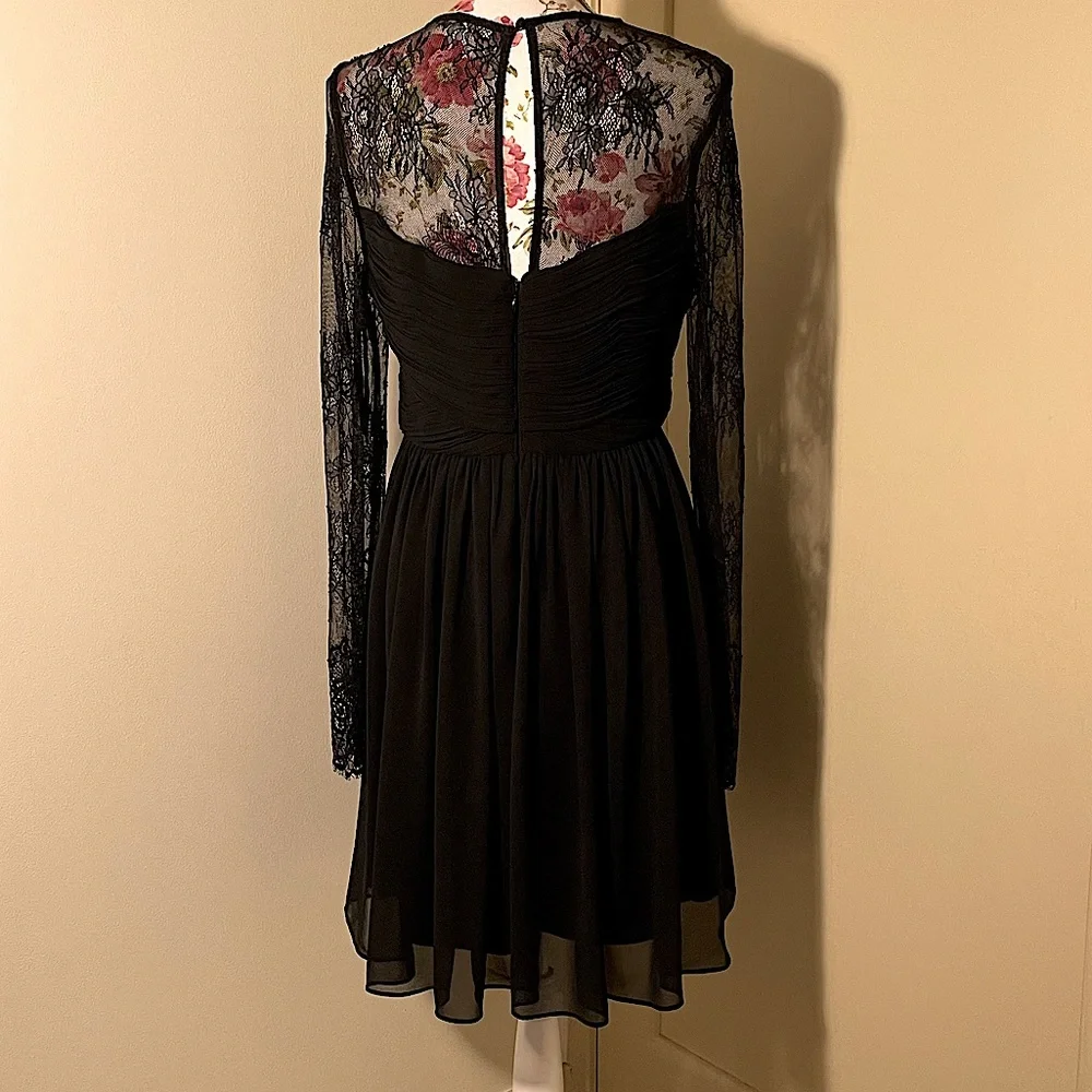 FOREVER NEW | Lilly Lace Soft Prom Dress | Black | Size 14 - Picture 16 of 16